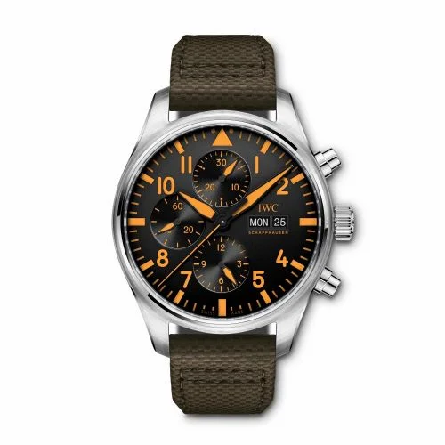 IWC Pilot's Watch Chronograph Orange Storm IW3777-30 (IW377730)